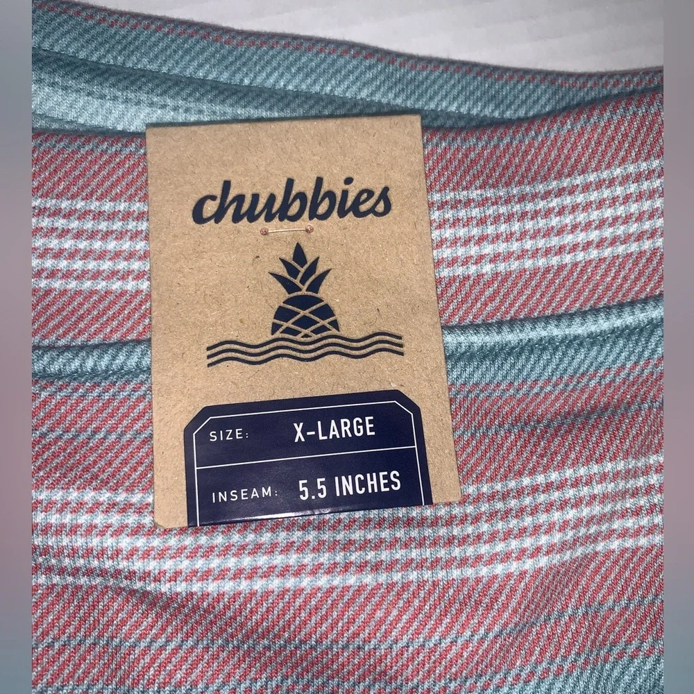 Chubbies The Stripes Hype Lined Lounge Shorts. XL. 5.5